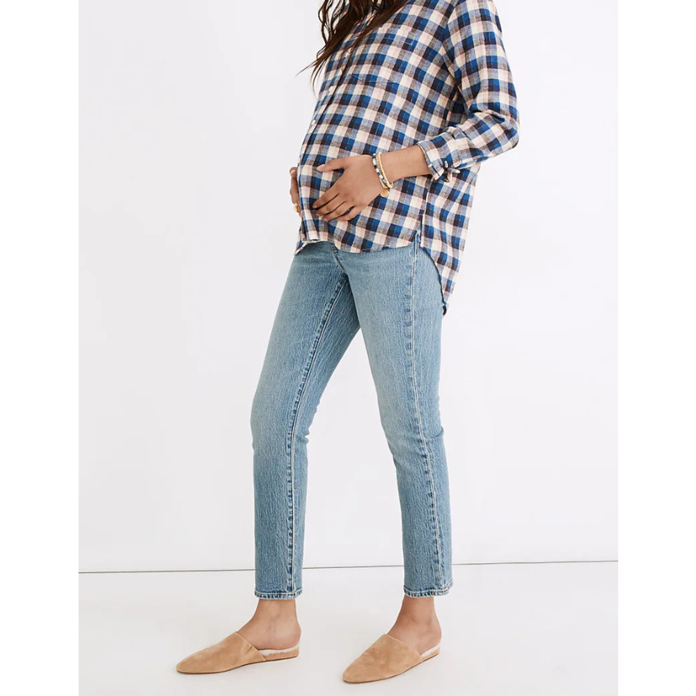 Madewell Maternity Over-the-Belly Perfect Vintage Jeans in Banner Wash 31